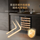 Bacchus YC-150 red wine cabinet 87cm high embedded seamless 51 bottles thermostatic cabinet multi-function constant humidity wine cabinet air-cooled frost-free double-door home living room kitchen cabinet first-class energy efficiency-dual temperature side light strip-wine cabinet 150L