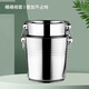 Fantasy ice bucket bar champagne bucket iron bucket ice bucket bucket beer red wine bucket 9 liters champagne bucket European style stainless steel