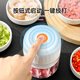 Aoyanlai Japanese garlic artifact electric garlic press home wireless cordless garlic grinder minced garlic small meat grinder powder large size 300ml upgraded high-speed motor_large-capacity battery