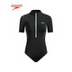 Speedo/Speedo Black Label 6.0 Series Short Sleeve Women's One-piece Swimsuit Sun Protection New Product Black S (34)