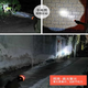 Jingmengyuan Fire Flashlight Emergency Flashlight Hotel Rental House Home Guest Room Escape Special Lighting Fire Fighting Hand Smoke Mask + Flashlight (Genuine Firefighting Can Pass)