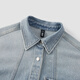 Same style as Semir shopping mall | Senrou denim shirt for women spring mid-length oversize2026 top 103126105001