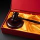Judge Ling Yuxun's hammer court gavel mock court props court hammer auction hammer props Judge Zhou's hammer lawyer hammer Judge's hammer - black (hammer + base)