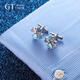 GENSZ GT Gensz natural black butterfly oyster four-leaf clover cufflinks French shirt cufflinks French buttons gift box natural black butterfly oyster four-leaf clover cufflinks
