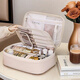 Complete new product cosmetic bag for women, large capacity, portable 2025 new cosmetics storage bag, high-value outside the partition, rose pink - three partitions, removable