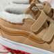 VANS (VANS) children's shoes SK8-Mid caramel cocoa brown outdoor functional velvet children's MTE hiking shoes brown 24 measured inner length 15cm