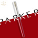 PARKER Signature Pen, juego de caja de regalo de escritura clásica para regalos especiales de oficina de negocios, a través de bolígrafo rojo rítmico XL + caja de regalo de flores Dream Pen