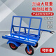 Pupan electric four-wheel cart new construction site trolley trolley electric glass folding trolley transport truck gypsum board transport board 1800 watt new four-wheel trolley 48 volts 20 Antian energy battery