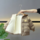 BALA is suitable for baby cotton-padded clothes in winter with velvet and thickening 2024 new boys' down-padded clothes and children's thickened black 90cm