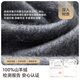 JIUMU 100% Cashmere Scarf Men's Autumn and Winter Warm Scarf for Boys as Father's Christmas and Birthday Gift Gift Box WR133 Gray