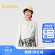 Balabala children's clothing children's long-sleeved t-shirt boys and girls 2025 spring round neck comfortable long-sleeved top 208125100201