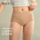 Good product for vegetarian skin, micro-pressure tummy control, slimming, mid-waist tummy control underwear, fishbone women's high elasticity, comfortable and large tolerant package, foundation skin M (85-115Jin Jin is equal to 0.5kg)