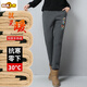Initial diameter plus velvet and thickened sports pants for women in winter, loose-fitting women's pants, sherpa pants for outer wear, cotton pants for autumn and winter cxoi1 sherpa-black 3XL (145-160Jin Jin is equal to 0.5 kg)