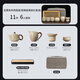 Shangyanfang Ru Kiln Travel Tea Set Portable Outdoor Camping Travel Kung Fu Tea Set Housewarming Business Gift Souvenir