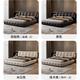 Xiyunmen (XIYUNMEN) Lawrence Yunduo Leather Bed Master Bedroom King Bed Italian Light Luxury High-end Double Storage Bed 1.8m 2m Built-in Bed Built-in Single Bed JD Logistics 12-hour Spot 1.8*2m Frame Bed/20cm Covered Silent Steel Wood Bed Board