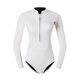 Liqing New Snow Moon Haoyue 2MM Diving Suit One-piece Snorkeling Warm Wet Suit Quick-drying Surf Suit Jellyfish Sun Protection Swimsuit Xueyue Haoyue Luminous White XS XS2MM