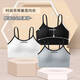 Clolv kissCK girl's sling beautiful back underwear tube top without rims with breast pads for high school students in the development period to wear outside and wrap their chests white + black + gray 3 pieces M weight recommendation 70-90 Jin Jin equals 0.5 kg