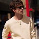 Mr. Bu Tong Dawei's same style round neck pullover sweatshirt for men men's long-sleeved autumn and winter tops comfortable and versatile KT01909 Yami Xing L /175