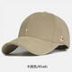 MAISON HYSAN Little Fox Baseball Cap for Men and Women, Korean Version, Versatile Fashionable Peaked Cap, Brown