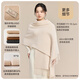 JIUMU Pure Wool Scarf Women's Autumn and Winter Warm Large Shawl for Girls Red Birthday Gift Box