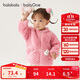 Balabala children's clothing children's coat boys and girls 2025 autumn and winter clothing coral velvet warm thickened soft and cute 209425105201