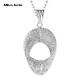 Miss JuJu pt950 platinum Möbius ring pendant women's fashion platinum necklace elastic multi-layer coil set chain single pendant 2.8-3.0g + delivery silver chain