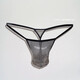 Original love chainmail ultra-transparent metal wire silver low-waisted thong comfortable color designer style 25 new men's black one-size-fits-all waist 70cm-100cm