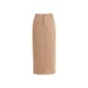 AUM Easy Suit Winter New Women's Clothing Light-Absorbing Heating Air Layer Waist Shirt Jacket Casual Skirt Classic Khaki Skirt L