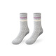 Weightlifting yoga socks non-slip women's mid-calf running sports socks Pilates training fitness socks moonlight white
