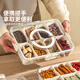 Modern Housewife Spice Storage Box Household Condiments Aniseed Pepper Chili Seasoning Box Kitchen Seasoning Jar Seasoning Box Seasoning Compartment Storage Box-8 Compartments Milk White Product Specifications See Figure 2 for details