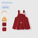 JELLYBABY three-dimensional puppy cute velvet dress 25 new winter style girls vest dress children