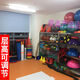Gym sports equipment storage rack personal training gadgets Pilates yoga ball mat sports equipment storage rack black light load-bearing 100KG layer length 105cm*width 40cm*height 200*3 layers