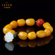 La Yun Feiyin Baltic Sea Beeswax Bracelet Women's Single Circle Original Light Luxury DIY Bracelet Fashionable White Lotus Pendant Bracelet