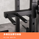 研博 龙门架多功能综合训练器械家用卧推深蹲架器材史密斯健身器材 裸机+120公斤杠铃+凳【包安装】