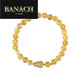 Banach Citrine Bracelet Women's Wealth Source Buddha Beads Jade Gourd Women's Zen Bracelet Beads 10mm