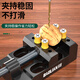 Baolian aluminum alloy desk vise vise small household precision flat-nose pliers walnut punching clamp holder