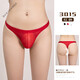 Universal sexy sexy underwear for men, elastic briefs, thong, tight, transparent, breathable, tempting for men, red