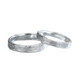 DRs925 couple rings, time marks, niche design, light luxury ring, simple texture, adjustable mouth, female model