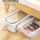 Yusenyi Shoe Box Shoe Storage Artifact Space-Saving Transparent Shoe Box Shoe Cabinet Puts Boots Shoes Support Bed Bottom Foldable Shoe Rack Upgraded Large Size (Pack of 2) Double Windows Heighten Overlay No Deformation