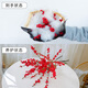 Jingdong flowers imported holly (40-45CM) cut 3 branches free hanging card red fruit flowers interior decoration flowers straight from the source