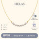 Hera Smile Necklace Akoya Seawater Pearl Necklace Women's Bead Neck Necklace 18K Gold Snake Bone Necklace Upgraded Snake Bone Necklace Millet Beads 4-4 Points 5mm
