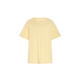 The Row light luxury women's NADINA cotton knitted T-shirt yellow 20 | L