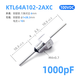Feedthrough L64A type M4 through-core capacitor KTL64A102-2AXC filter capacitor EMCEMI 1000pF KTL64A102-2HXC 200 pieces