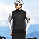 Wasavi Road Bicycle Autumn and Winter Fleece Warm Vest Vest Outdoor Windproof Cycling Jacket Top Men's Sufengshi Sapphire Blue Vest Comfortable and Warm_Slim Fit M