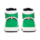 Jordan Jordan Air1retrohighogluckygreen small Heineken high-top basketball shoes women's white green 40
