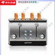 SILEDE is suitable for SILEDE stainless steel toaster home commercial hotel toaster 4 slices breakfast 40s1 (thin toast/automatic pop-up)