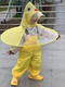 Fantasy Children's Raincoat and Rain Boots Set Little Yellow Duck Cape Style Umbrella Hat Boy 1 Year Old 2 Baby Kindergarten Girl Rain Pants Set One-piece Yellow Raincoat + Overalls Rain Boots S S