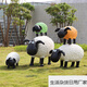 Bizhuo outdoor fiberglass sculpture park lawn kindergarten forest decoration simulated animal landscape sketch ornaments combination eighteen