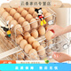 Baichun Bao Zhi egg storage box drawer-type refrigerator household food-grade sealed fresh-keeping egg rack kitchen organization artifact medium 12 grid transparent color