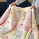 Vinoya double-sided thickened milk fleece blanket, lamb fleece office shawl, nap blanket, air-conditioning blanket, dormitory sofa cover blanket, overalls, kitten milk fleece + lamb fleece, soft and waxy skin like a cat, 70x100cm nap children's blanket